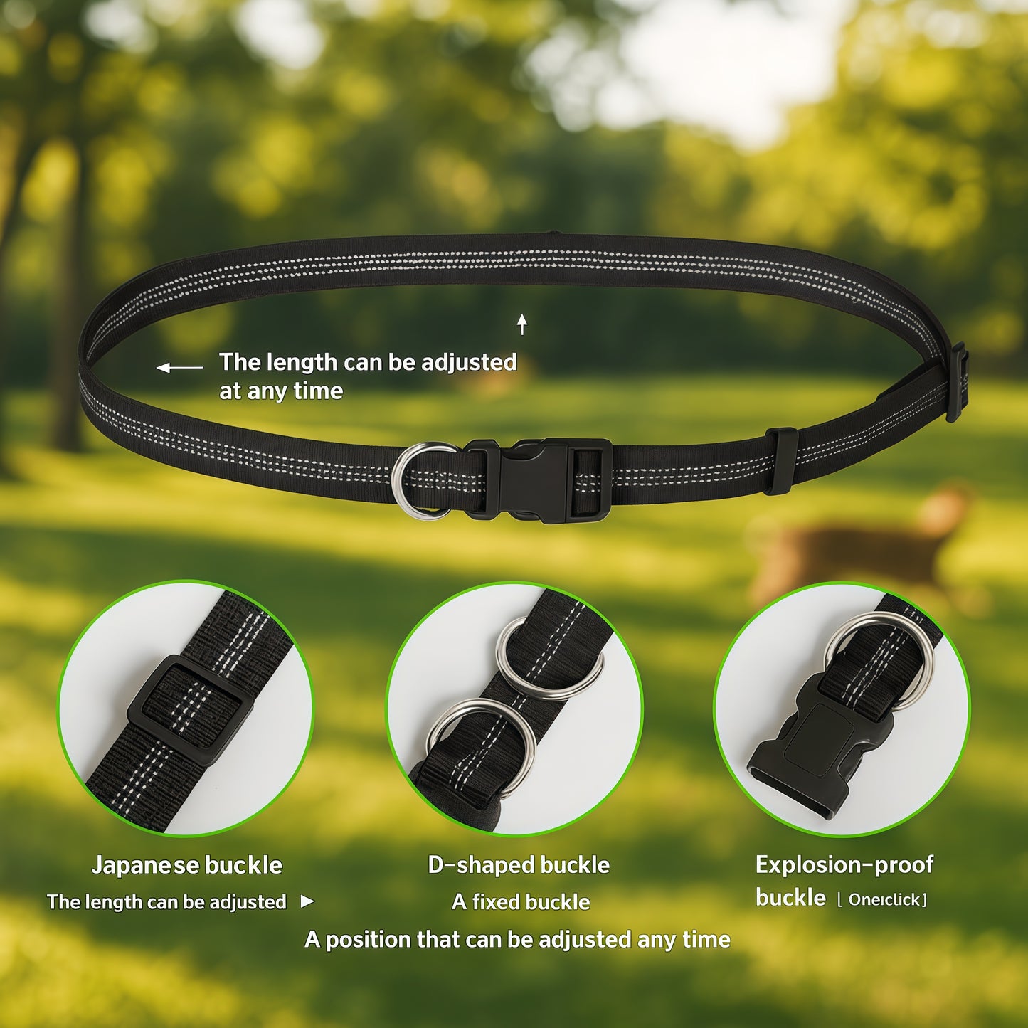 Bleue Hands-Free Leash